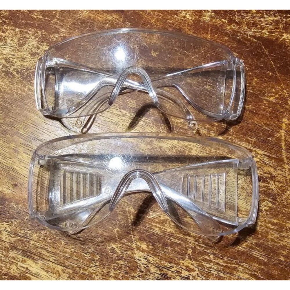 Safety Glasses Clear Two Different Pair With Safety Sides